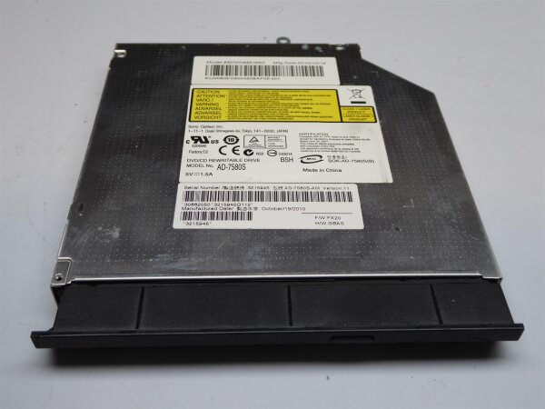 Acer Aspire 7741 Serie SATA DVD RW Laufwerk 12,7mm AD-7580S #2993