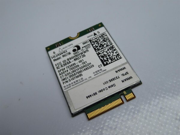 HP ProBook 650 G1 UMTS WWAN Karte Modul 723895-001 MU736 #3777