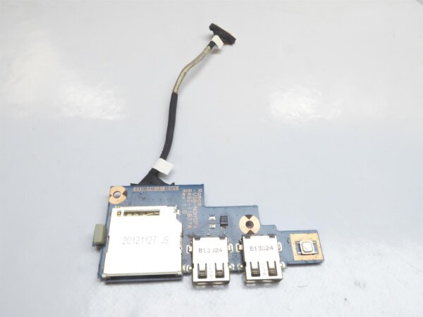 SAMSUNG 370R NP370R5E Powerbutton USB SD Kartenleser Board BA92-11837A #3186