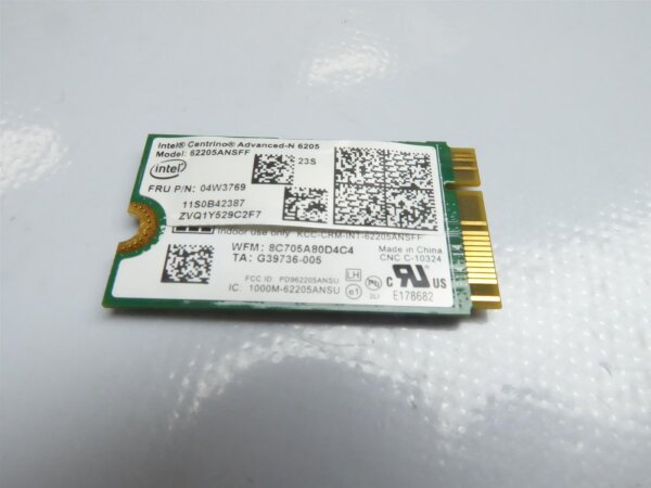 Lenovo Thinkpad X1 Carbon 1. Gen  WLAN Karte Wifi Card 04W3769 #3322