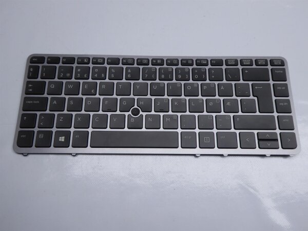 HP EliteBook 840 G2 ORIGINAL Keyboard norway Layout!! 776475-091 #4166