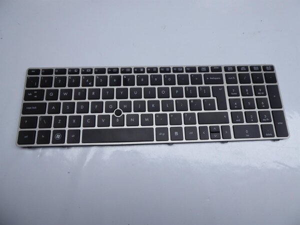 HP EliteBook 8570p ORIGINAL QWERTY Keyboard UK Layout!! 641181-031  #3742