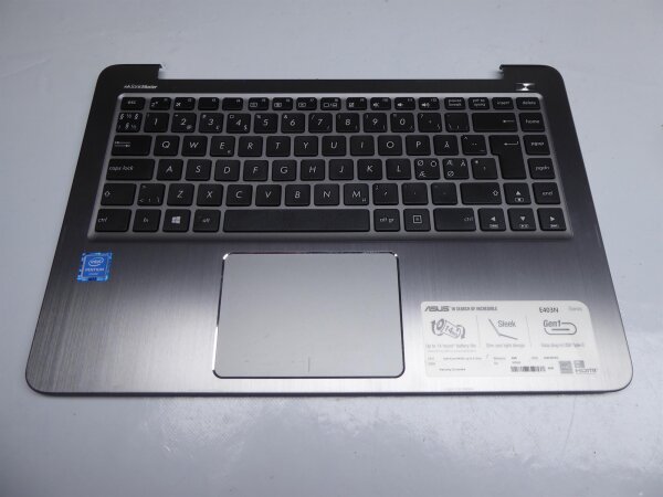 Asus VivoBook E403N Gehäuse Oberteil incl. Nordic Keyboard 13N1-0ZA0C01 #4232