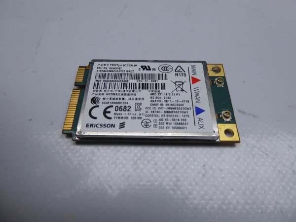 Lenovo Thinkpad X1 UMTS WWAN Karte 04W3767 #3147