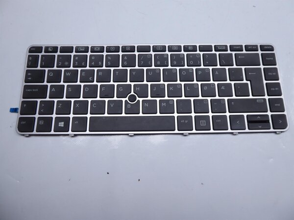 HP EliteBook 840 G3 ORIGINAL Norwegian Backlight Keyboard 819877-091  #4181