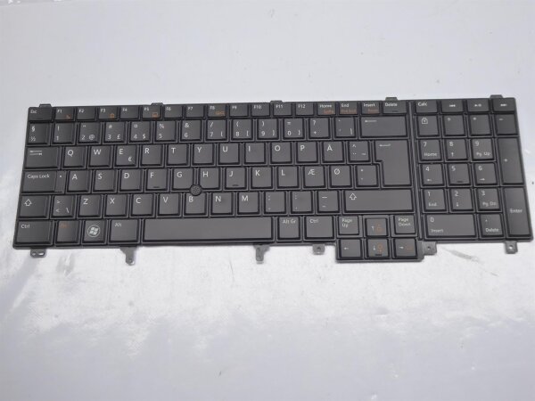 Dell Precision M4600 Tastatur Keyboard Danish Layout QWERTY NSK-DW0BF #4283