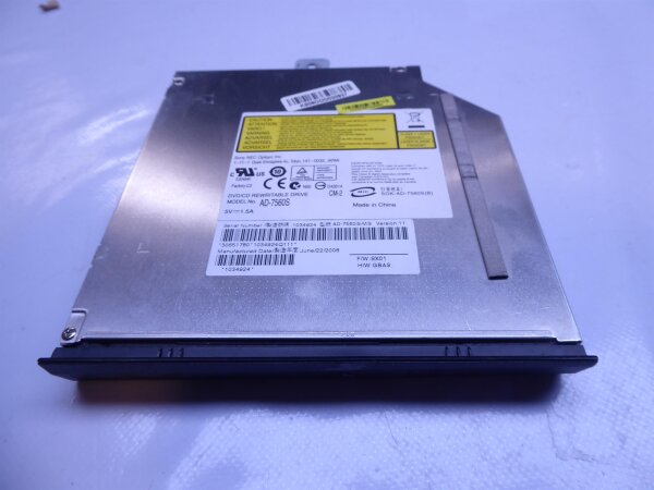 MSI GX 620 MS-1651 SATA DVD RW Laufwerk 12,7mm AD-7560S  #2516