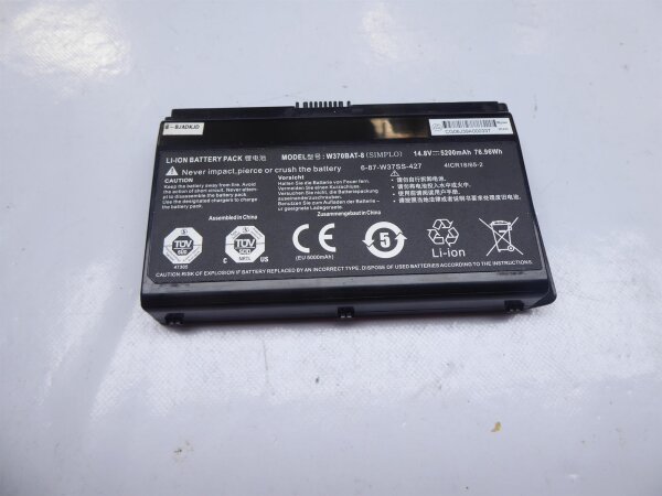Clevo XMG W370SS Original Akku Batterie 6-87-W37SS-427 W370BAT-8 #4295