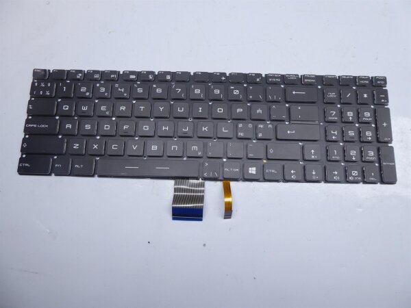 MSI GT72S 6QE ORIGINAL Keyboard nordic Layout V143422FK1   #4293