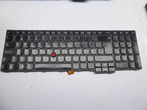 Lenovo ThinkPad W540 Tastatur Keyboard QWERTY Nordic Layout 04Y2407 #3926