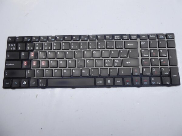 MSI GT680R Tastatur Keyboard QWERTY Nordic Layout V111922AK3 #4308