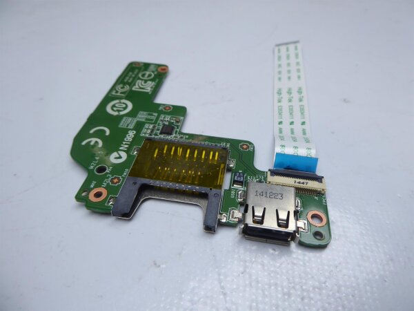 MSI GE72 2QF Apache Pro USB SD Kartenleser Board mit Kabel MS-16J12 #4327