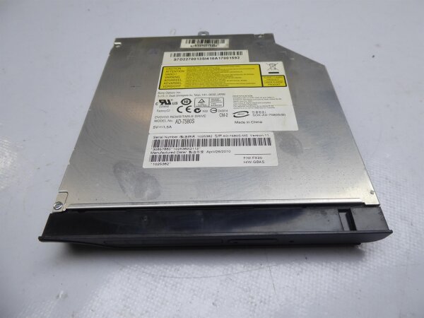 MSI CX620 MS-1688 SATA DVD RW Laufwerk 12,7mm AD-7580S #2319
