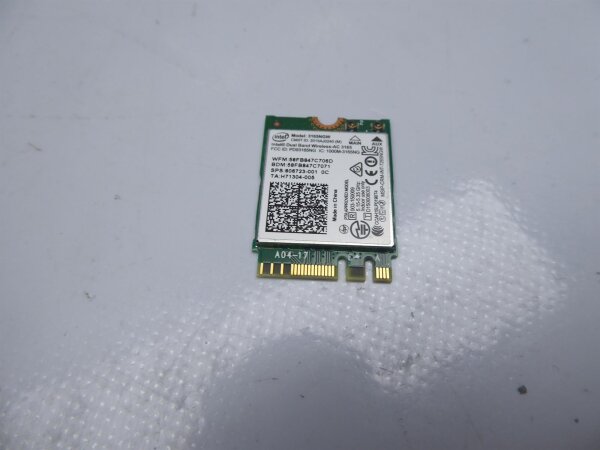 HP ProBook 470 G3 WLAN WiFi Karte Card 3165NGW #4337