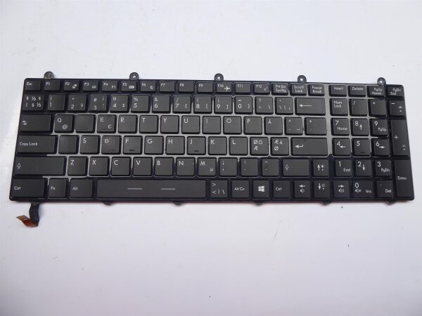 MSI GE70 MS-1756 Tastatur Keyboard QWERTY Nordic Layout V139922DK1 #3985