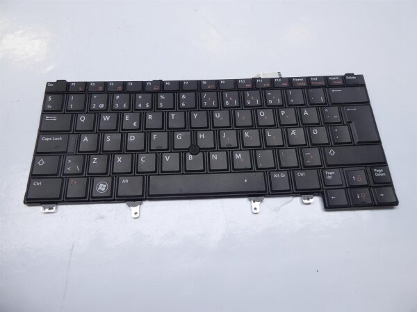 Dell Latitude E6320 ORIGINAL QWERTY Keyboard dansk Layout 0XRVPR #4352