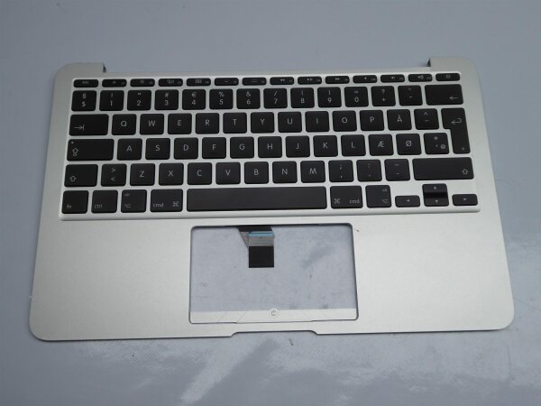 Apple MacBook Air A1465 Top Case Keyboard Dansk Layout 069-8221-C Mid 2012 #4052