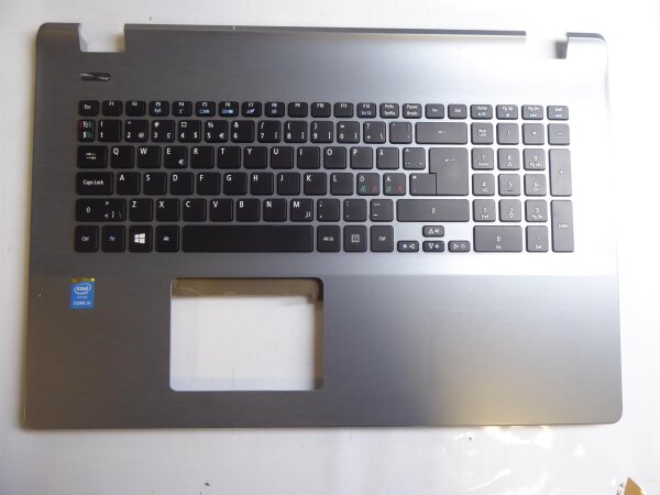 Acer Aspire E17 E5-771 Gehäuse Oberteil Handauflage Tastatur Nordic Layout #4358