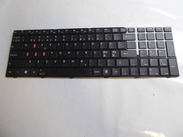 MSI GT780DX Original Tastatur Keyboard Nordic Layout V111922AK3 #3775