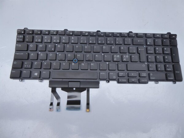 Dell Latitude E5550 Original Tastatur Keyboard Nordic Layout 0XYX8F #4197
