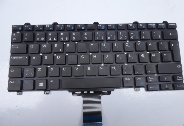 Dell Latitude E5250 Original Tastatur Keyboard Dansk Layout 0WMH11 #4371