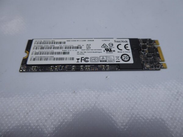 HP EliteBook Revolve 810 G2 SSD 256GB Festplatte M.2 803221-001 #4374