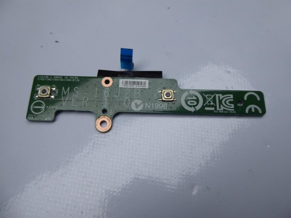 MSI GE72 2QD Apache Pro Touchpad Button Board mit Kabel MS-16J2B #4384