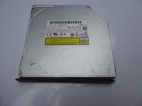 Gigabyte P55 SATA DVD CD RW Laufwerk mit Blende 9,5mm UJ8G2 #4398
