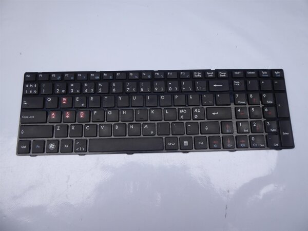 MSI GX680R ORIGINAL nordic Keyboard!! V111922AK3  #4418