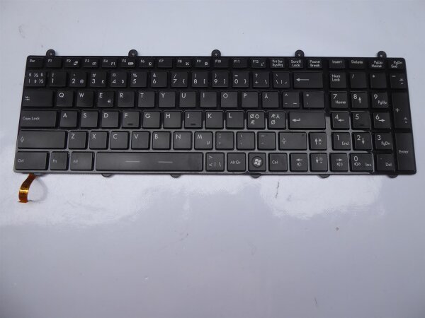 MSI GT780R Original Tastatur Keyboard Nordic Layout QWERTY V123322AK1 #4420