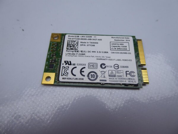 Dell XPS 15 9530 32GB mSATA SSD 07TC65 #4285