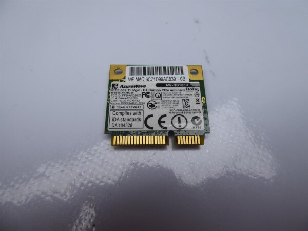 MSI GX60 3AE WLAN WiFi Karte Card AR5B225 #4428