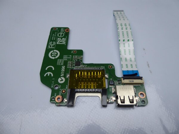 MSI GL72 6QF USB SD Kartenleser Board mit Kabel MS-16J12 #4432