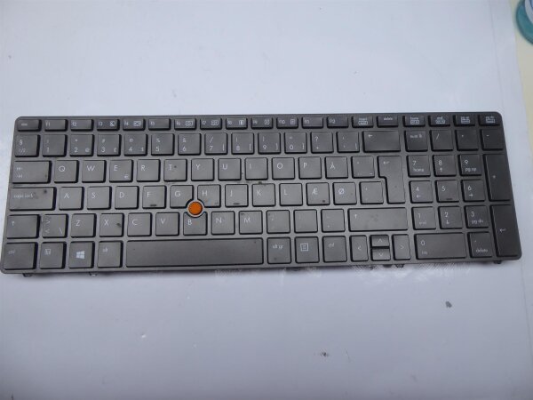 HP EliteBook 8570w Original Keyboard Danish Dansk Layout 703151-081 #4306