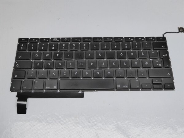 Apple MacBook Pro A1286 ORIGINAL Tastatur dansk Layout!! Mid 2010 #2170_02