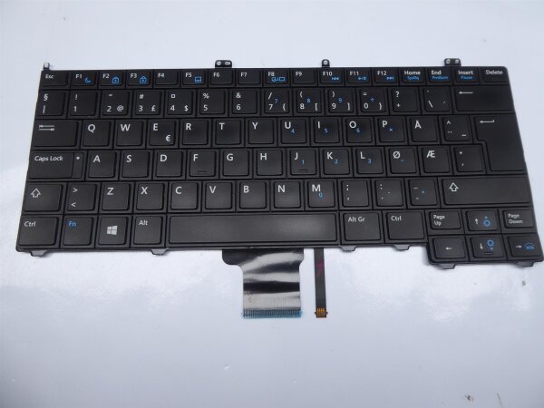 Dell Latitude E7440 Original Tastatur Keyboard Norway Layout 0WGPHY #3986