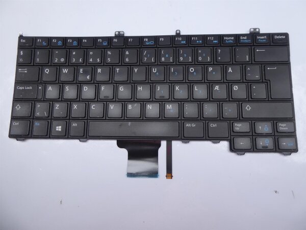 DELL Latitude E7240 Original Tastatur Keyboard QWERTY Dansk Layout 0609GM #2941