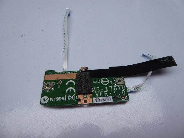 MSI GT72 2QD Maustasten Touchpad Button Board mit Kabel MS-1781D #4459