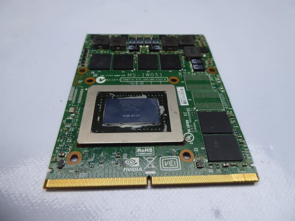 Nvidia GeForce GTX 570M NoteBook Grafikkarte MS-1W051 N12E-GT-A1 #83738