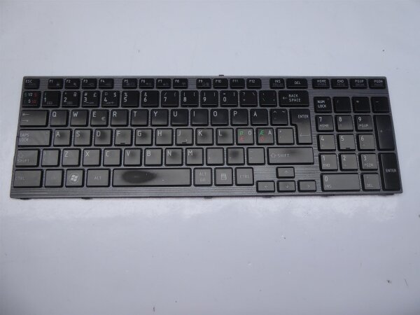 Toshiba Qosmio X770 Original Tastatur Keyboard Nordic Layout NSK-TQ2BC #3151