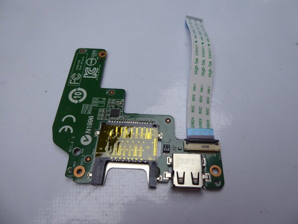 MSI GP72 2QE Leopard USB SD Kartenleser Board mit Kabel MS-16J12 #4474