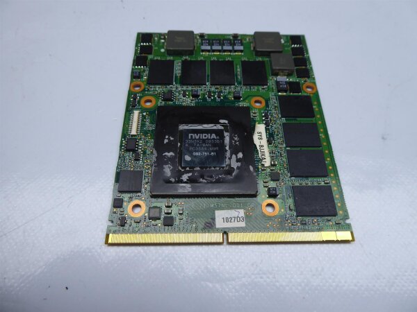 W86CU Nvidia GeForce GTX 260M 1GB Grafikkarte 6-71-M57NL-D01 #83955