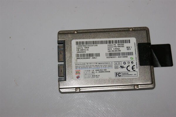 Lenovo ThinkPad T410s 128GB 1,8 SSD HDD Festplatte  45N7952  45N7953