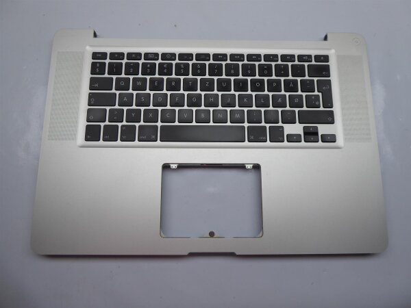 Apple MacBook Pro A1286 Top Case Gehäuse danish Layout 613-7742-B Mid 2009 #2170