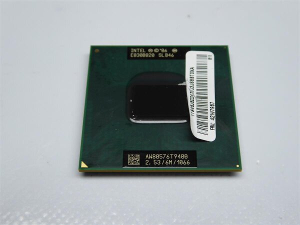 Lenovo ThinkPad W700 Intel Core 2 Duo T9400 CPU (2,53GHz/6M/1066) SLB46 #4483